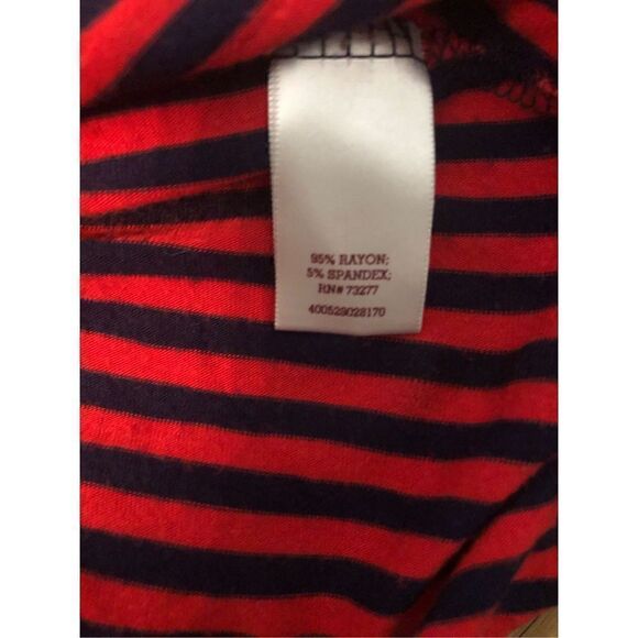 SO striped red and black jersey knit skater skirt - Picture 8 of 8